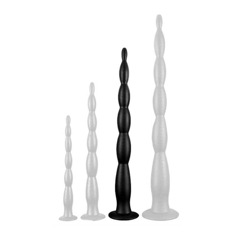DarkSil Gode long Scale Beads L 50 x 5cm Noir